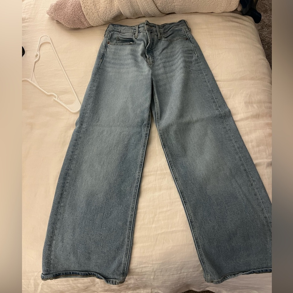 Old Navy extra high rise sky high wide leg jeans
